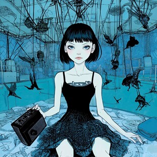 午夜影院玄幻恋爱漫画星夜补习班封面